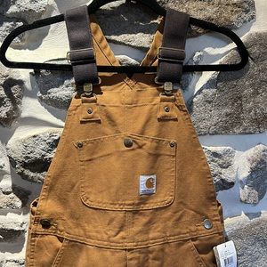 CARHARTT KIDS' LOOSE FIT CANVAS INSULATED BIB OVERALL